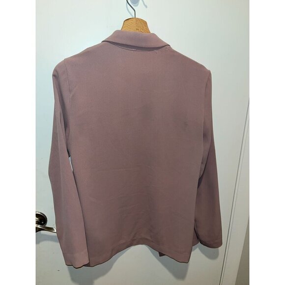 Anthropologie Philosophy Womens Open Blazer Size 2 dust Pink - Picture 5 of 8